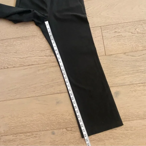 ARITZIA BABATON Brown Wide Leg Ankle Pant Size 6 Side Zip Elastic Back EUC - Picture 8 of 8